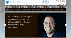 Desktop Screenshot of levydental.com